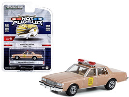 1987 Chevrolet Caprice Beige Metallic Iowa State Patrol Hot Pursuit Series 43 1/ - £14.58 GBP