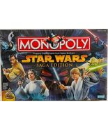Vintage Monopoly Star Wars Saga Edition Board Game Hasbro USAopoly New S... - $125.63 CAD