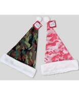 Camouflage Santa Hat w/Plush (18 inch) - One Item w/Random Color and Des... - £0.78 GBP