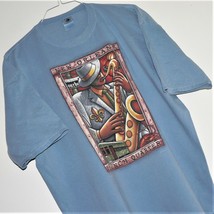 New Orl EAN S French Quarter / Bourbon St ~ T-SHIRT ~ Sz Xl Extra Large ~ Blue - £13.18 GBP