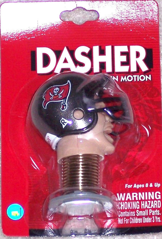 Tampa Bay Buccaneers Helmet Dasher Bobblehead  NFL Dash Board Car Football - £11.92 GBP