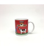 Hersheys How Now Cows Vintage Coffee Mug Tea Cup Farm Tractor Image Coll... - £12.69 GBP