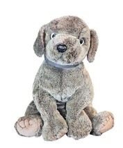 Ty Beanie Buddies Frisbee 12&quot; Brown Dog 2002 Stuffed Animal Plush - £19.92 GBP