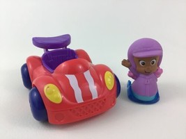 Bubble Guppies Roll N Go Molly Mermaid Race Car Toy Figure Lot Fisher Price 2012 - £14.75 GBP