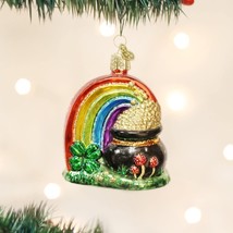Old World Christmas Pot Of Gold Luck Of The Irish Glass Christmas Ornament 36036 - £10.91 GBP