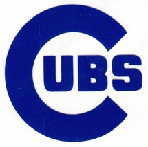 REFLECTIVE  Chicago Cubs decal sticker various sizes up to 12 inches - £2.75 GBP+