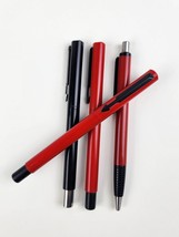 Parker Vector Sport Rollerball Pen Lot of 4 Red &amp; Black w/ Push-button Clicker - £39.56 GBP