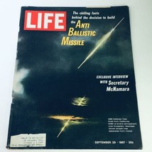 VTG Life Magazine September 29 1967 - Facts to Build The Anti Ballistic Missile - $13.25