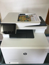 HP Color LaserJet MFP M477fdw All-In-One Laser Printer Copier FAX CF377a 8k Pgs! - £193.16 GBP