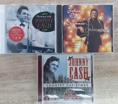 Johnny Cash Holiday Christmas CD Lot of 3 Country The Spirit - £7.89 GBP