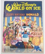 1985 Walt Disney&#39;s World World On Ice Happy Birthday Donald Program w/ P... - $18.49