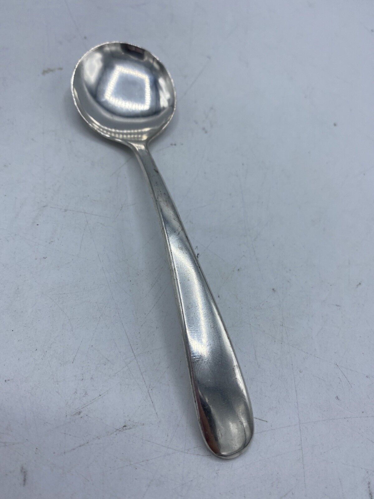SOUP SPOON EALES 1779 Made in ITALY SILVER PLATED  Flatware Simple design - $9.89