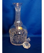 Atlantis Cut Crystal Decanter Thames, Portugal with Stopper - £33.02 GBP