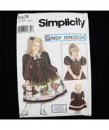 Simplicity 9426 Daisy Kingdom Girls Border Print Dress and Doll Dress 3,... - $3.91
