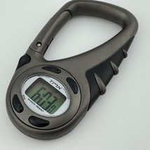 Timex TMX Indiglo Digital Pocket Watch Men Silver Alarm Chrono Snap-on N... - $594.47 MXN