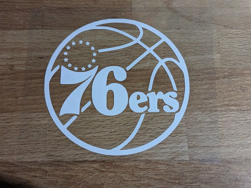 Primary image for Philadelphia 76ers vinyl decal