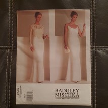 Vogue Sewing Patterns Badgley Mischka Wedding Formal Gown Size 6 8 10 Uncut FF - $14.24