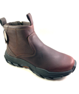 Skechers 205176 Brown Leather Men&#39;s Relaxed Fit Boot - $80.99