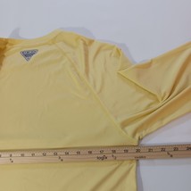 Columbia PFG M1409 Mens Yellow Fishing Graphic Long Sleeve Pullover Shirt Size S image 15
