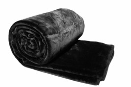 Solaron King Solid Black Korea Blanket - £66.99 GBP