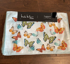 Nicole Miller Spring Summer Butterflies Placemats Set Of 4 Colorful - £24.09 GBP