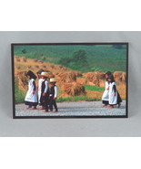 Vintage Postcard - Walking to Church Ohio Amish Country - Doyle Yoder - $15.00