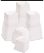 Furniture Risers 8 Piece Set Adjustable Bed Sofa Chair Riser Utopia Bedding - $17.57 CAD