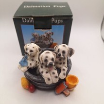 Vintage Dalmatian Puppies in Bath Figurine - $13.50