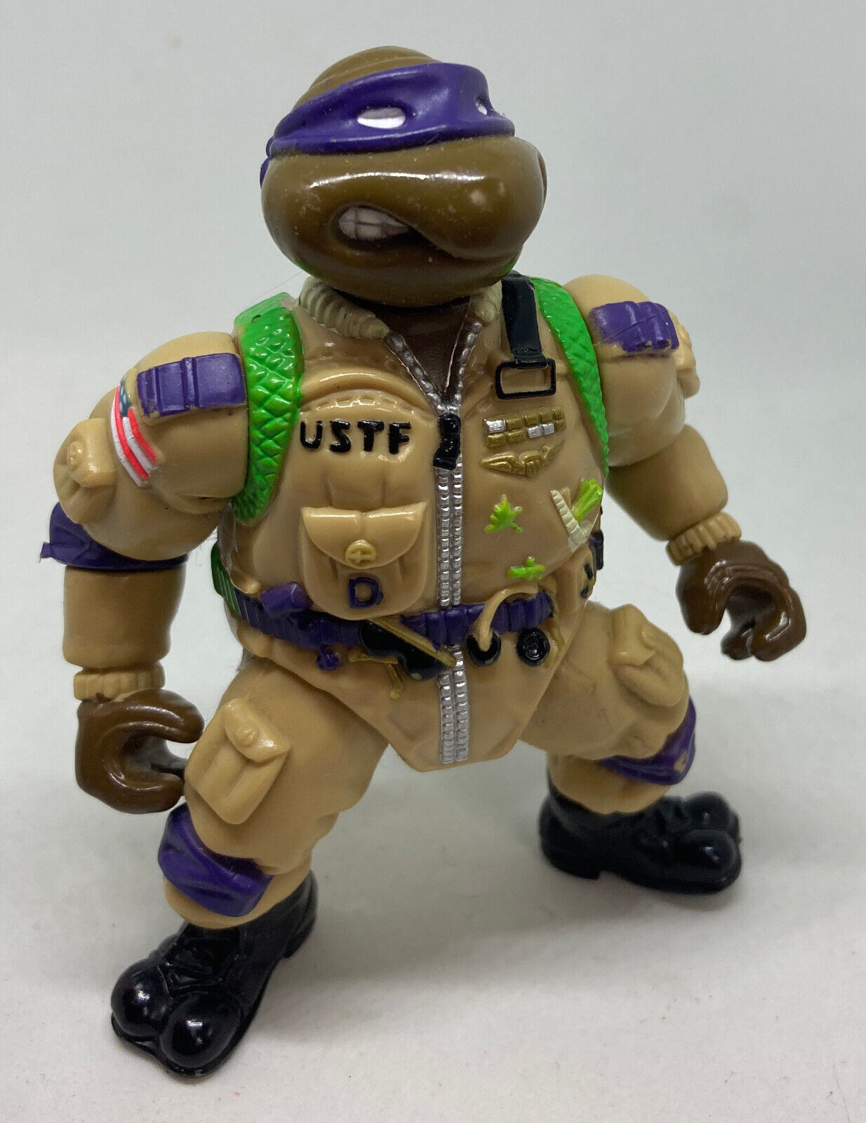 1991 Teenage Mutant Ninja Turtles USTF Pilot Donatello Figure TMNT Playmates Don - $9.99