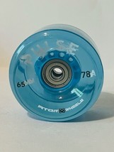 Pulse Atom Wheel Outdoor Roller Skate Skating Blue 65mm 78A longboard bo... - $23.71