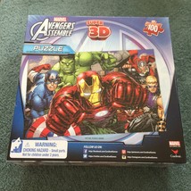 New Sealed Marvel ~Avengers Assemble~ Super3D Puzzle 100pcs. 18”x12” 57752 - $20.00