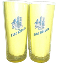 2 Gereons Sester Sunner Gilden Ganser Dom Gaffel KOLSCH 0.4L German Beer Glasses - £11.64 GBP