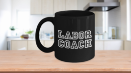 Midwife Gift Ob/Gyn Doula funny mug - Labor Coach in varsity letters - £13.06 GBP