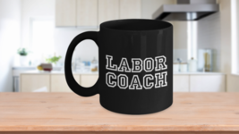 Midwife Gift Ob/Gyn Doula funny mug - Labor Coach in varsity letters - £13.07 GBP