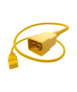 UNC Group PWCD-C19C20-20A-04F-YLW POWER CORD C19 - C20, 12AWG, 20AMP, 25... - $736.32 MXN