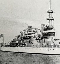 Battleship Massachusetts Victorian 1898 Print Cuba&#39;s Freedom Spanish War... - $560.03 MXN