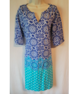 $82 NWT NEW Hatley dress size large blue white - $27.99