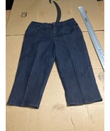 Gloria Vanderbilt Amanda Capri Jeans, Size 12, Dark Blue Denim Jeans - $13.86