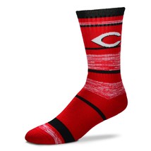 MLB Cincinnati Reds Logo RMC Stripe Mens Large Crew Cut Socks - £5.49 GBP