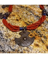 Spirit Of Tibet Necklace Lapis Coral Amber Copal 7 Chakras Antique SOLD OUT - £217.35 GBP