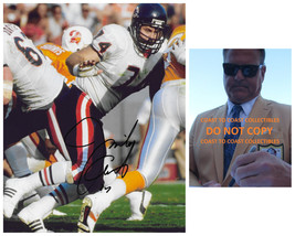 Jim Covert HOF signed Chicago Bears football 8x10 Photo proof COA autographed - £62.29 GBP