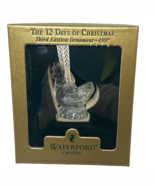 Waterford Crystal 12 Days of Christmas Ornament Third Edition 1997 Frenc... - $32.54 CAD