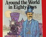 *L) Around the World in Eighty Days by Jules Verne (1977 Moby Books, Pap... - $7.91