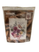 1999 “FIND THE BEAUTY” Janlynn Counted Cross Stitch Kit 9” X 12” 80-57 - $15.00