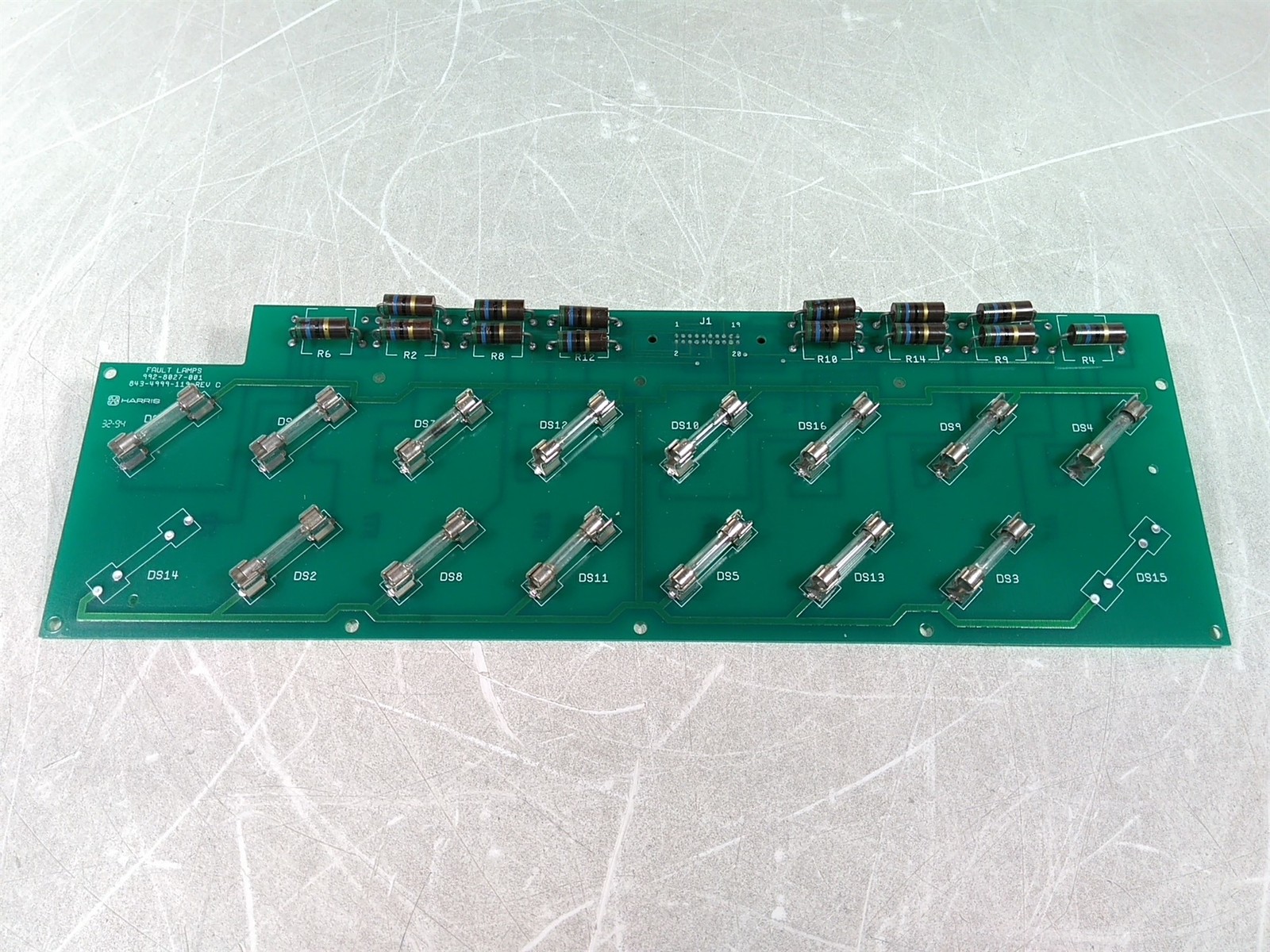 Harris 992-8027-001 943-4999-119 Fault Lamps Fuse PCB Board Defective AS-IS - $38.35