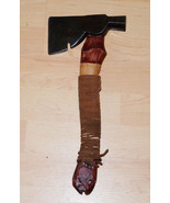 axe wood handle carved wooden handmade in USA - £78.89 GBP