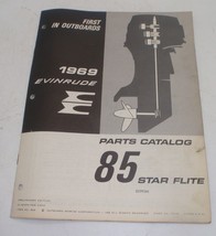 1969 Evinrude Outboard Parts Catalog 85 HP Star Flite - £12.00 GBP