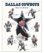 Dallas Cowboys 20 x 26 Inch Memorial &quot;Ring Of Honor&quot; Reproduction Poster - £31.97 GBP