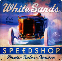 White Sand Speed Shop 18&quot; Square - £35.96 GBP