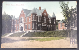 1913 Court House in Digby Nova Scotia Canada Postcard Valentine &amp; Sons - £11.15 GBP